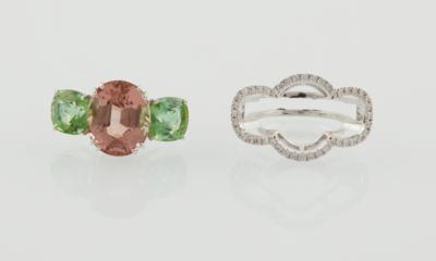 Brillant Turmalin Ring - Exkluzivní šperky