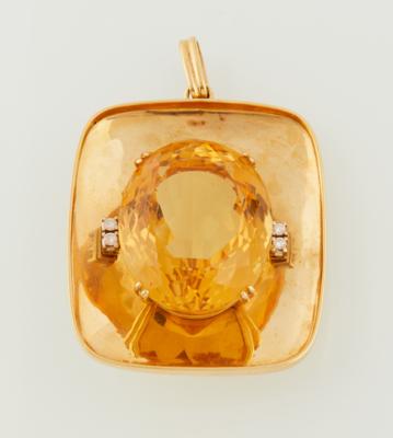 Citrinanhänger ca. 120 ct - Exquisite jewellery - Mother's Day Auction