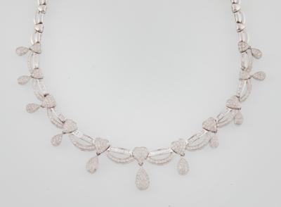 Diamantcollier zus. ca. 6,10 ct - Exquisite jewellery - Mother's Day Auction