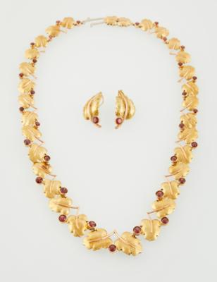 Granat Schmuckgarnitur - Exquisite jewellery - Mother's Day Auction
