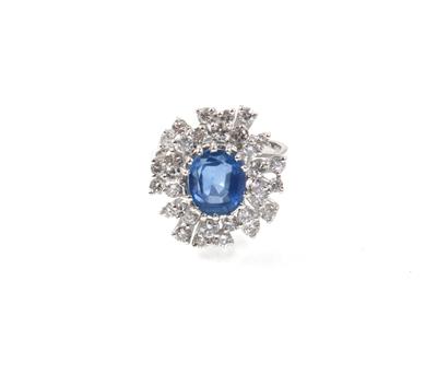 Ring mit unbehandeltem Saphir ca. 2,80 ct - Gioielli