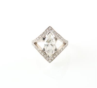 Diamantring zus. ca. 2,09 ct - Exclusive diamonds and gems