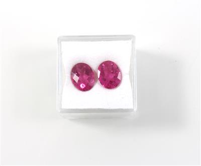 2 Rubellite zus. 5,65 ct - Exclusive diamonds and gems