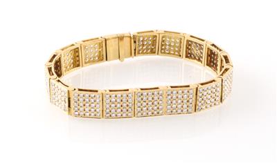 Brillantarmband zus. ca.8,50 ct - Exclusive diamonds and gems