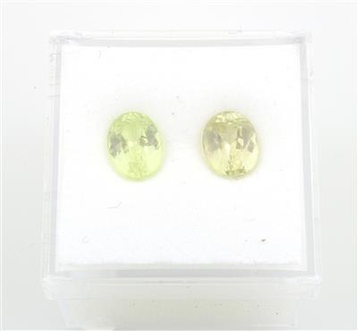 2 lose Chrysoberylle zus. 3,08 ct - Kule a drahokamy exkluzivní