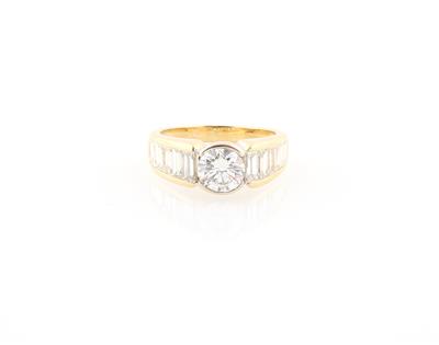 Diamantring, zus. ca. 2,10 ct - Diamanti e pietre preziose esclusivi