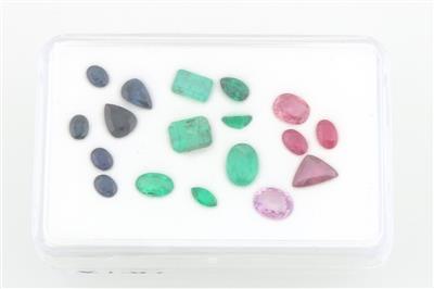 lose Rubine, Saphire und Smaragde - Exklusive Diamanten und Farbsteine