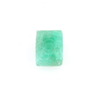 Smaragd im Phantasieschliff 29,50 ct - Exclusive diamonds and gems