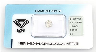 Loser Brillant 1,04 ct - Exklusive Diamanten und Farbsteine