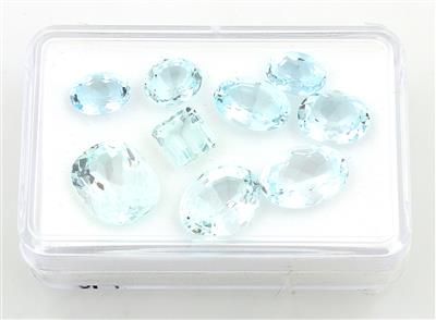 Lot aus losen Aquamarinen 31,50 ct - Exklusive Diamanten und Farbsteine
