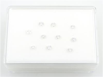 Lot aus losen Brillanten und einem Diamant zus. H-J/vsi-si,2,70 ct - Exkluzivní diamanty a drahokamy