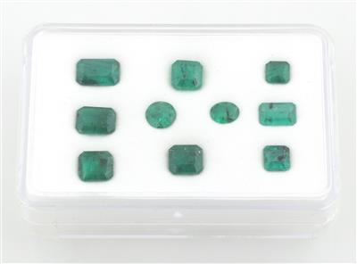Lot Smaragde 8,31 ct - Exkluzivní diamanty a drahokamy