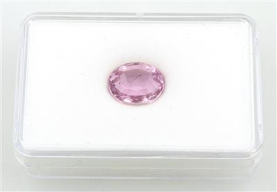 Loser Kunzit 8,45 ct - Exklusive Diamanten und Farbsteine