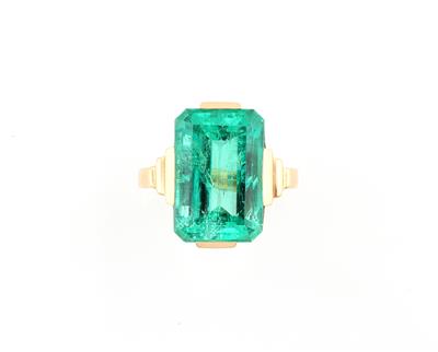 Smaragd ca. 9,92 ct - Exklusive Diamanten und Farbsteine