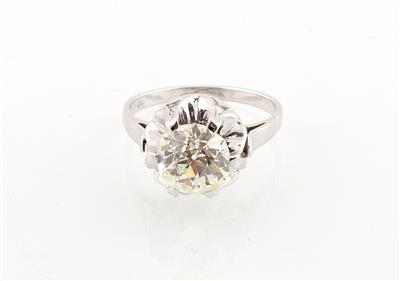 Altschliffbrillant Solitär ca.2,10 ct - Exklusive Diamanten und Farbsteine