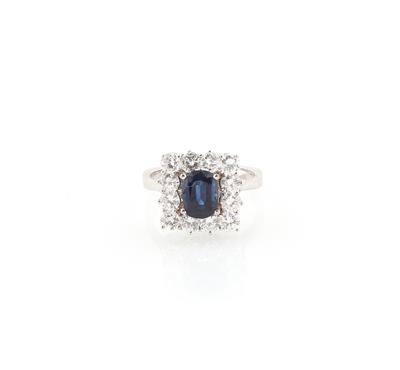 Brillant Saphir Ring - Exclusive diamonds and gems