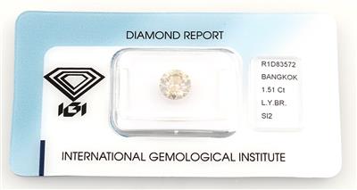 Loser Brillant 1,51 ct - Exklusive Diamanten und Farbsteine