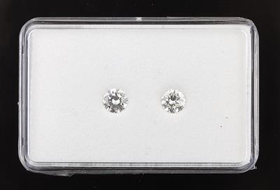 2 lose Brillanten zus.1,43 ct G/vvs-vs - Exklusive Diamanten und Farbsteine