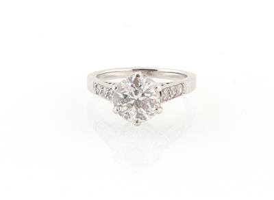 Altschliffdiamant Ring zus. ca. 2,20 ct - Exklusive Diamanten und Farbsteine