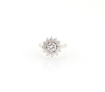 Diamantring zus. ca. 1,75 ct - Exklusive Diamanten und Farbsteine