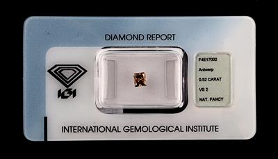 Fancy Brown Natural Color Diamant 0,52 ct - Exclusive diamonds and gems