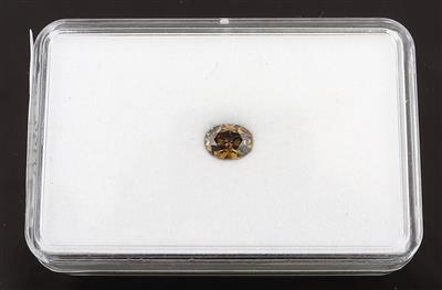 Fancy Deep Yellow-Brown Natural Color Diamant 1 ct - Diamanti e pietre preziose esclusivi