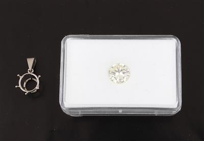 Brillantsolitär Anhänger 3,49 ct - Diamanti e pietre preziose esclusivi