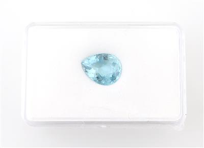 Loser Aquamarin im Tropfenschliff 6,20 ct - Exklusive Diamanten und Farbsteine