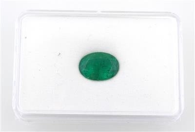 Loser Smaragd 5,18 ct - Exklusive Diamanten und Farbsteine