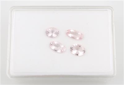 4 lose Morganite zus.12,75 ct - Exkluzivní diamanty a drahokamy