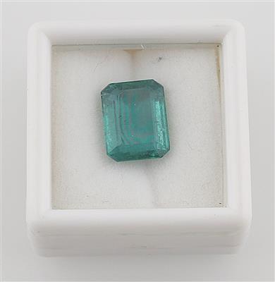 Loser Smaragd 4,06 ct - Exklusive Diamanten und Farbsteine