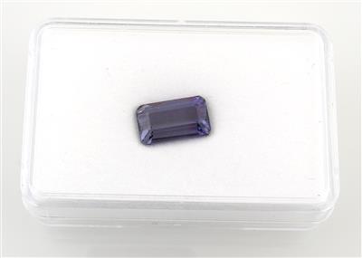 Loser Tansanit 6,70 ct - Exklusive Diamanten und Farbsteine