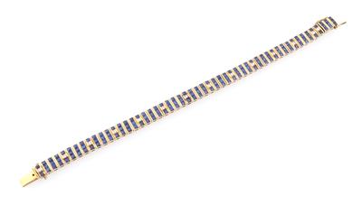 Saphir Armband zus. ca. 2,80 ct - Exkluzivní diamanty a drahokamy