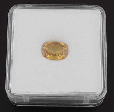 Loser gelber Saphir 3,11 ct - Diamanti e pietre preziose esclusivi