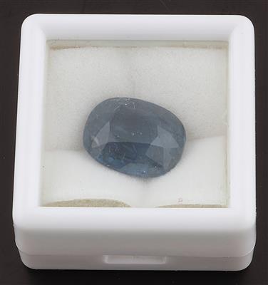 Loser Saphir 9,03 ct - Exklusive Diamanten und Farbsteine