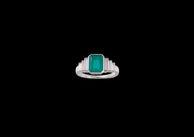 Smaragdring ca. 2 ct - Exclusive diamonds and gems