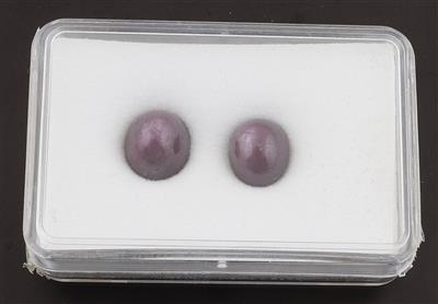 2 lose Sternrubine zus. 17,84 ct - Exklusive Diamanten und Farbsteine