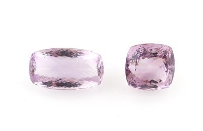 2 lose Amethyste zus.381,60 ct - Exklusive Diamanten und Farbsteine