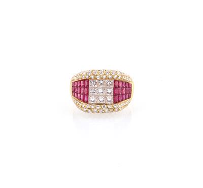 Brillant Rubinring - Exclusive diamonds and gems