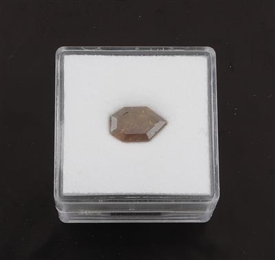 Loser fancy deep brownish yellow Diamant 1,58 ct - Exklusive Diamanten und Farbsteine