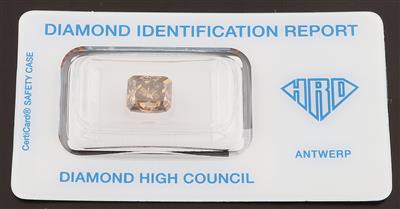 Natural Fancy Intense Yellowish Brown Diamant 3,63 ct - Exklusive Diamanten und Farbsteine
