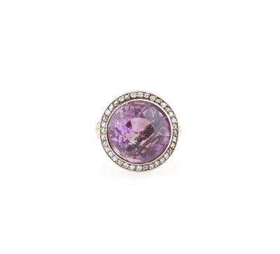 Diamant Amethyst Ring - Exclusive diamonds and gems