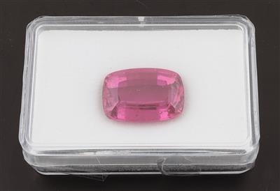 Loser Turmalin (Rubellit) 23,96 ct - Exklusive Diamanten und Farbsteine