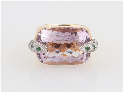 Anton Heldwein Amethystring ca. 25 ct - Exclusive diamonds and gems