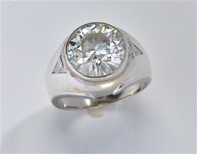 Brillantring ca. 4 ct - Exklusive Diamanten und Farbsteine