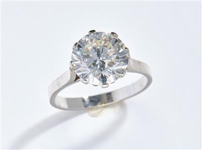 Brillantsolitär Ring ca. 3,20 ct - Exkluzivní diamanty a drahokamy
