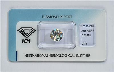 Loser Altschliffbrillant 2,66 ct - Exklusive Diamanten und Farbsteine