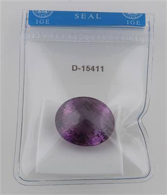 Loser Amethyst 36,11 ct - Exklusive Diamanten und Farbsteine