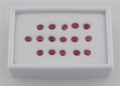 Lot aus losen Rubinen zus. 3,54 ct - Diamanti e pietre preziose esclusivi