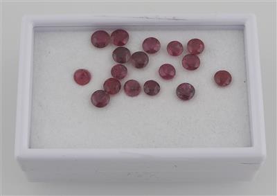 Lot aus losen Rubinen zus. 7,14 ct - Exklusive Diamanten und Farbsteine